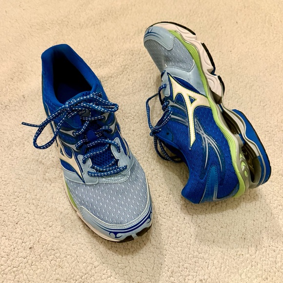Mizuno Wave Creation 14 Womens Running Shoes Size 9.5 Blue Sneakers - Picture 1 of 12